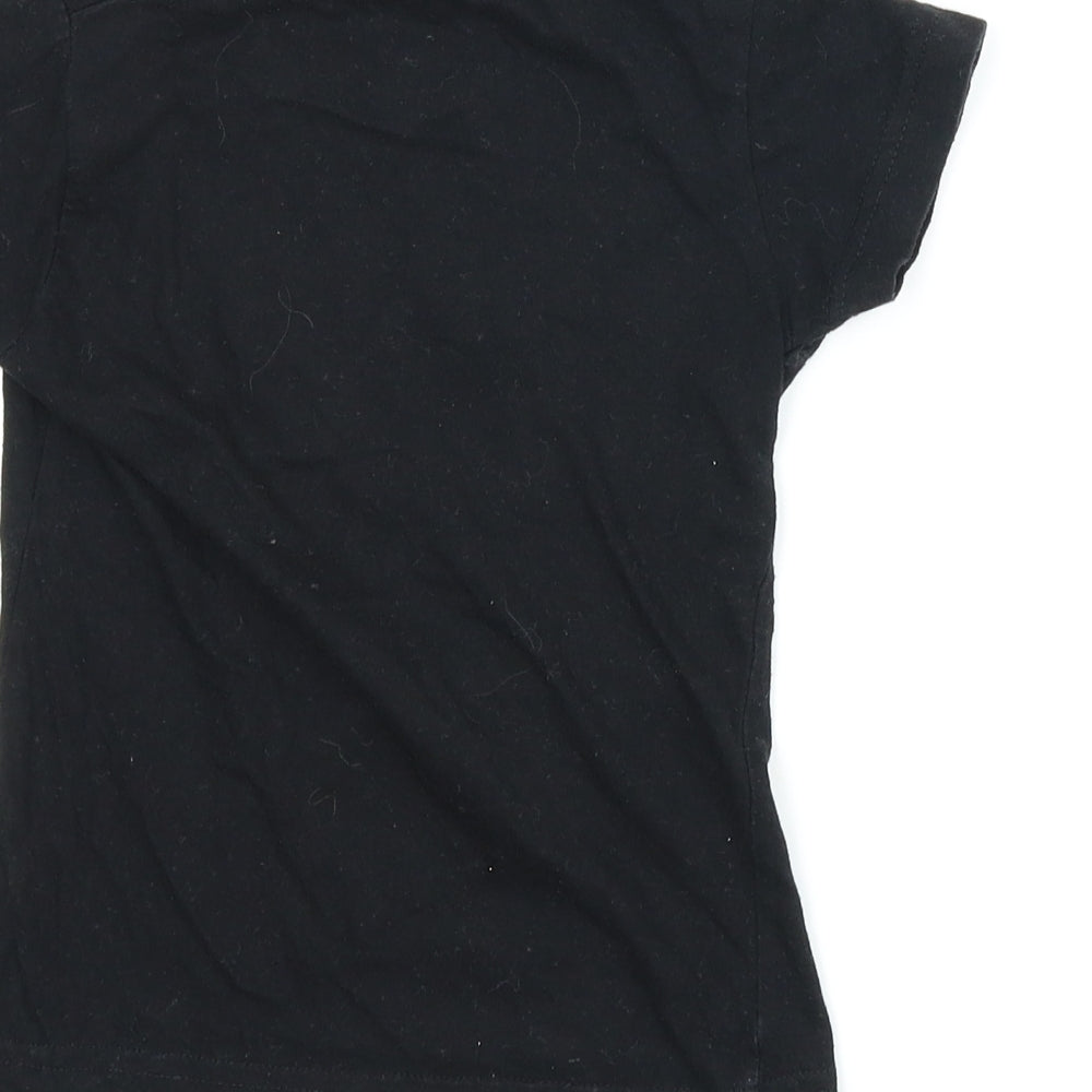 Club Ibiza Boys Black Basic T-Shirt Size 4 Years
