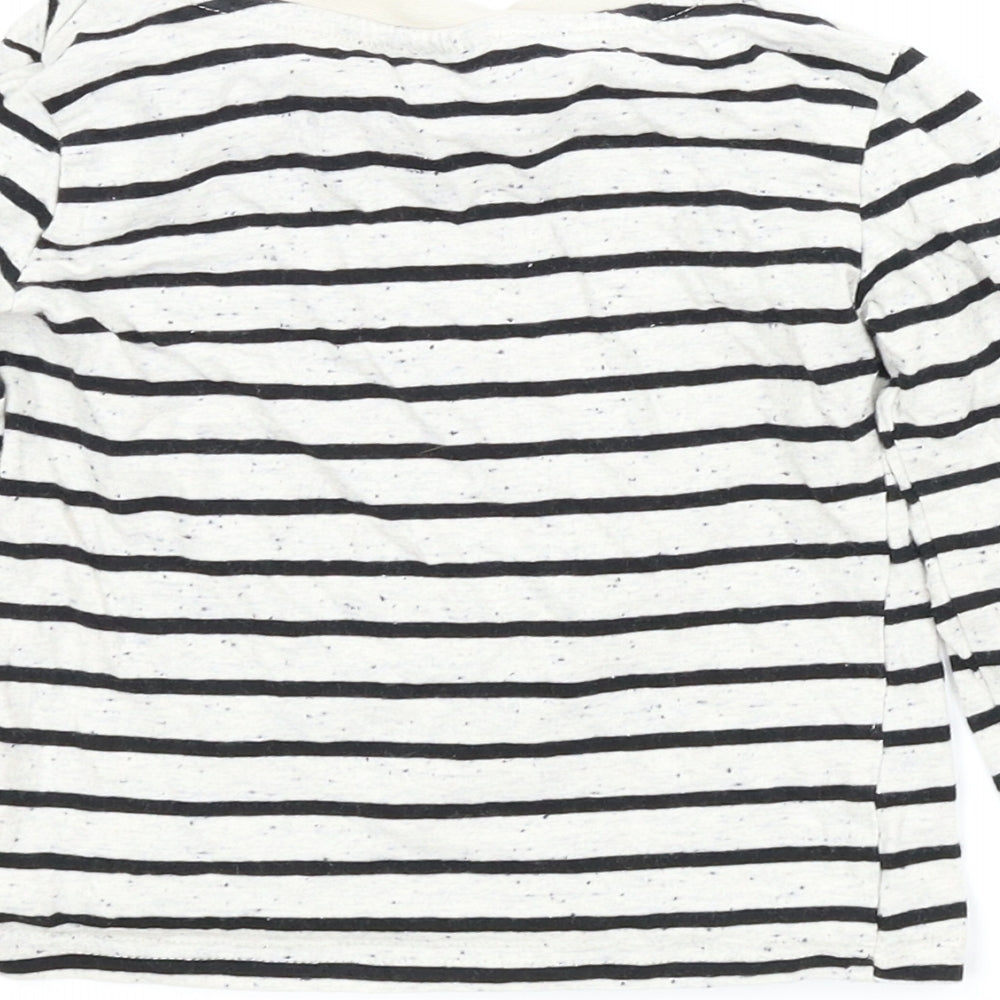 Baby Boy Boys Beige Striped Basic T-Shirt Size 2 Years