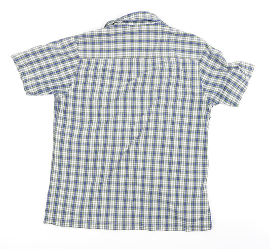 Asda George Mens Green Check   Button-Up Size L