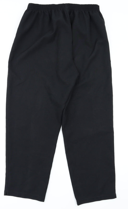 Preworn Womens Black Trousers Size S L26 in