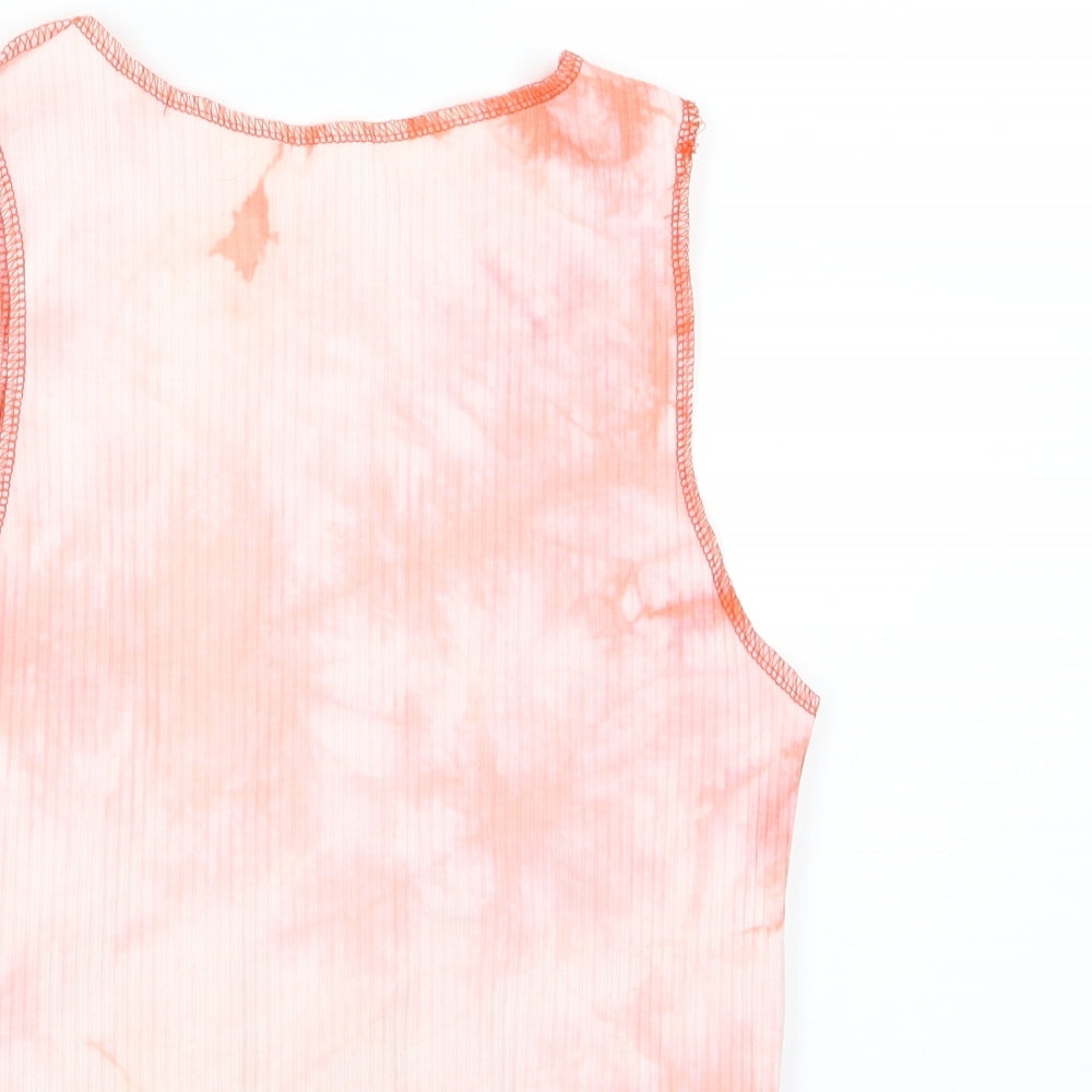 SheIn Womens Red Jersey Cropped Tank Size S