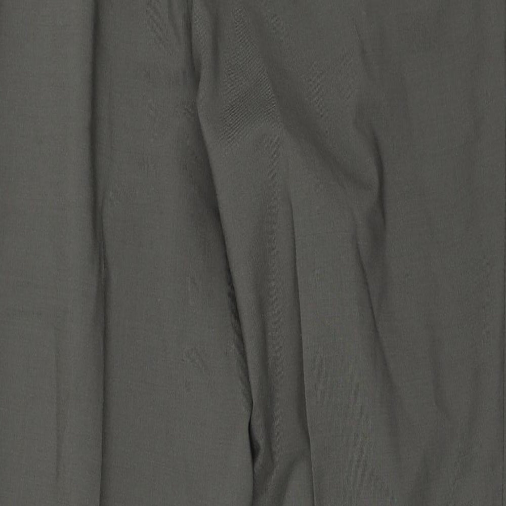 Mens UK Size 38 in Westbrook Regular Fit Green Trousers