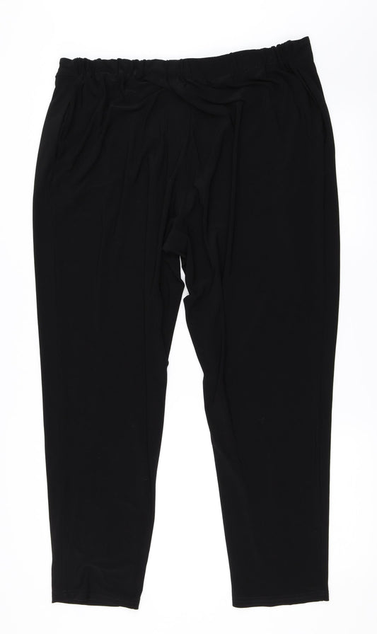Womens UK Size 18 Klass Regular Fit Black Trousers
