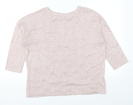 George Womens Pink Basic T-Shirt Size 12