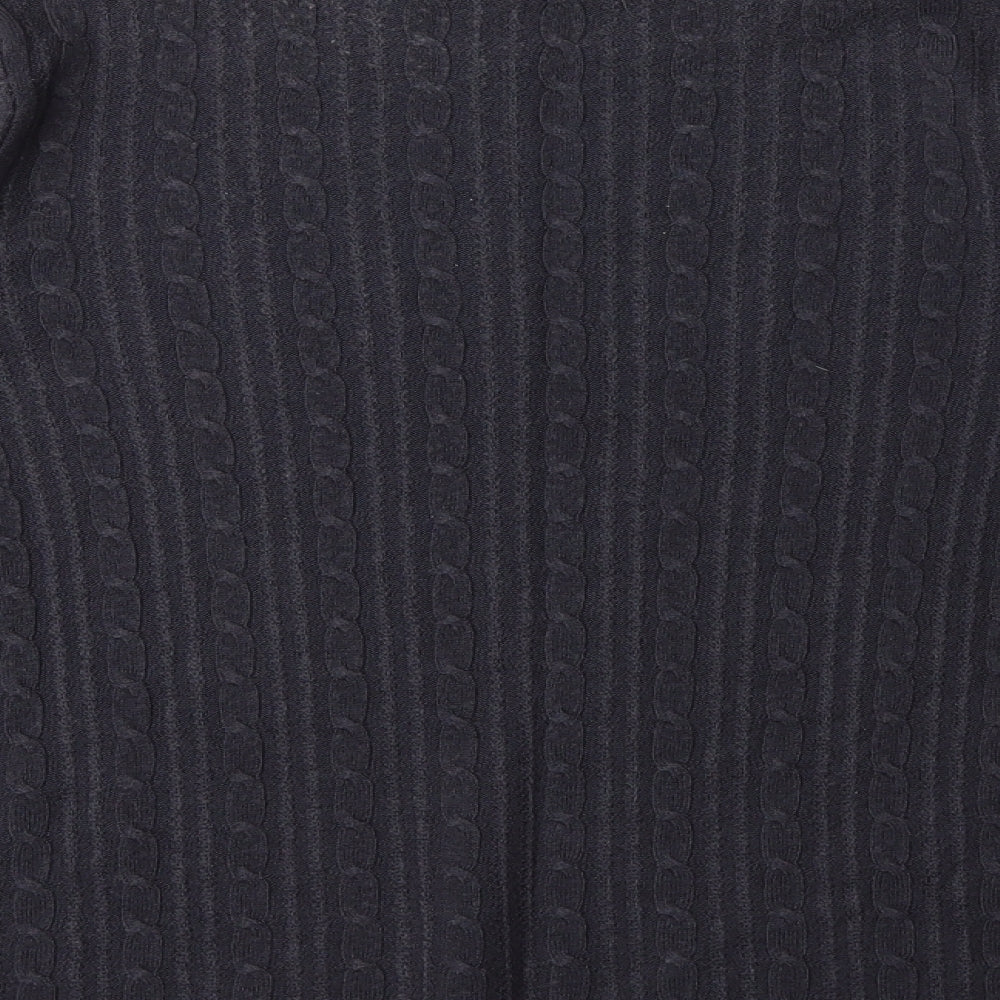 Marks & Spencer Womens Grey Knit Pullover Jumper Size 16