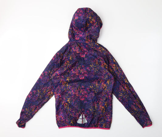 Crivit Womens Blue Floral Jacket Size S