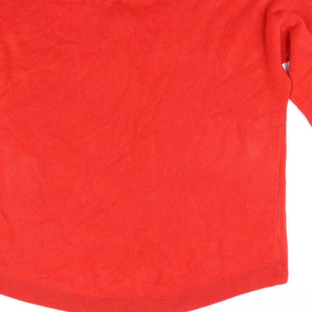 Atmosphere Womens Red Pullover Jumper Size 12