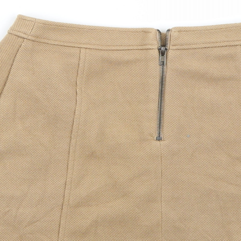 Newlook Womens Brown A-Line Skirt Size 8