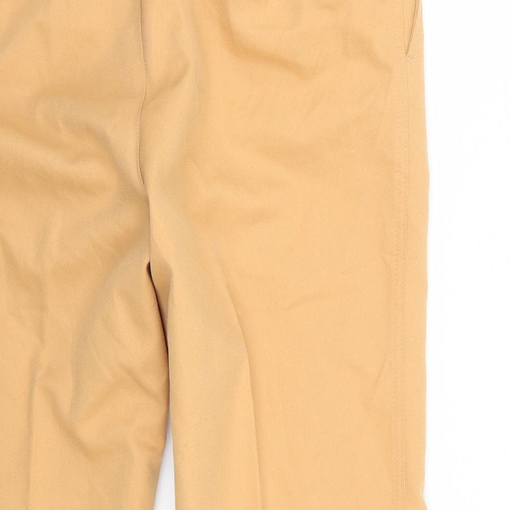 Womens UK Size 27 in Uniqlo Regular Fit Orange Trousers