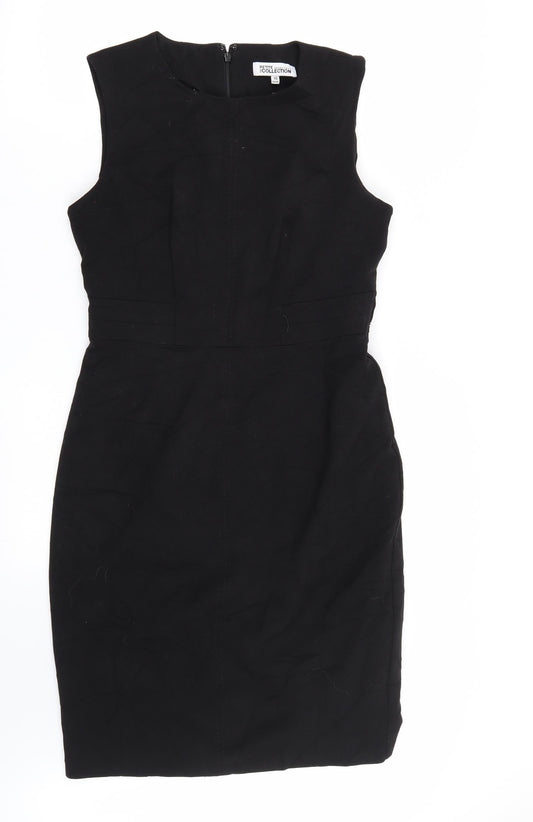 Debenhams Womens Black A-Line Size 10