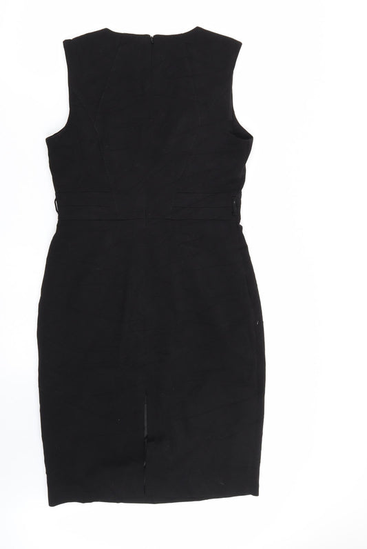 Debenhams Womens Black A-Line Size 10