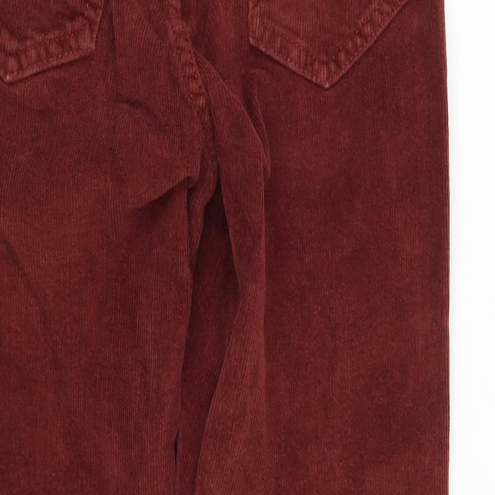 Womens UK Size 26 in Pull & Bear Regular Fit Red Trousers