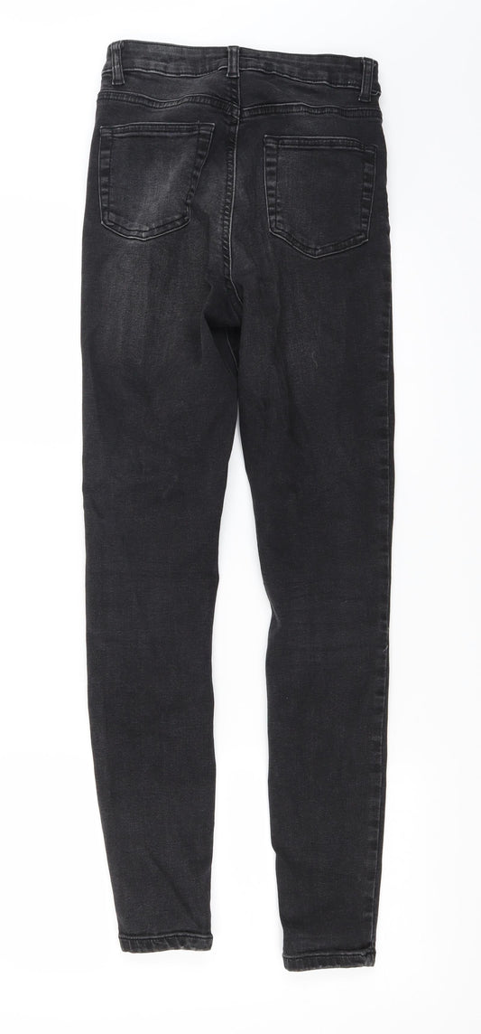 denim co Womens Black Straight Jeans Size 6 L26 in