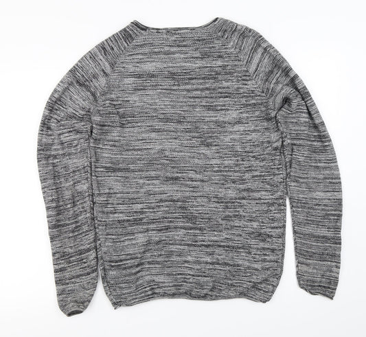 Mens UK Size M Cedar Wood State Grey Pullover Jumper