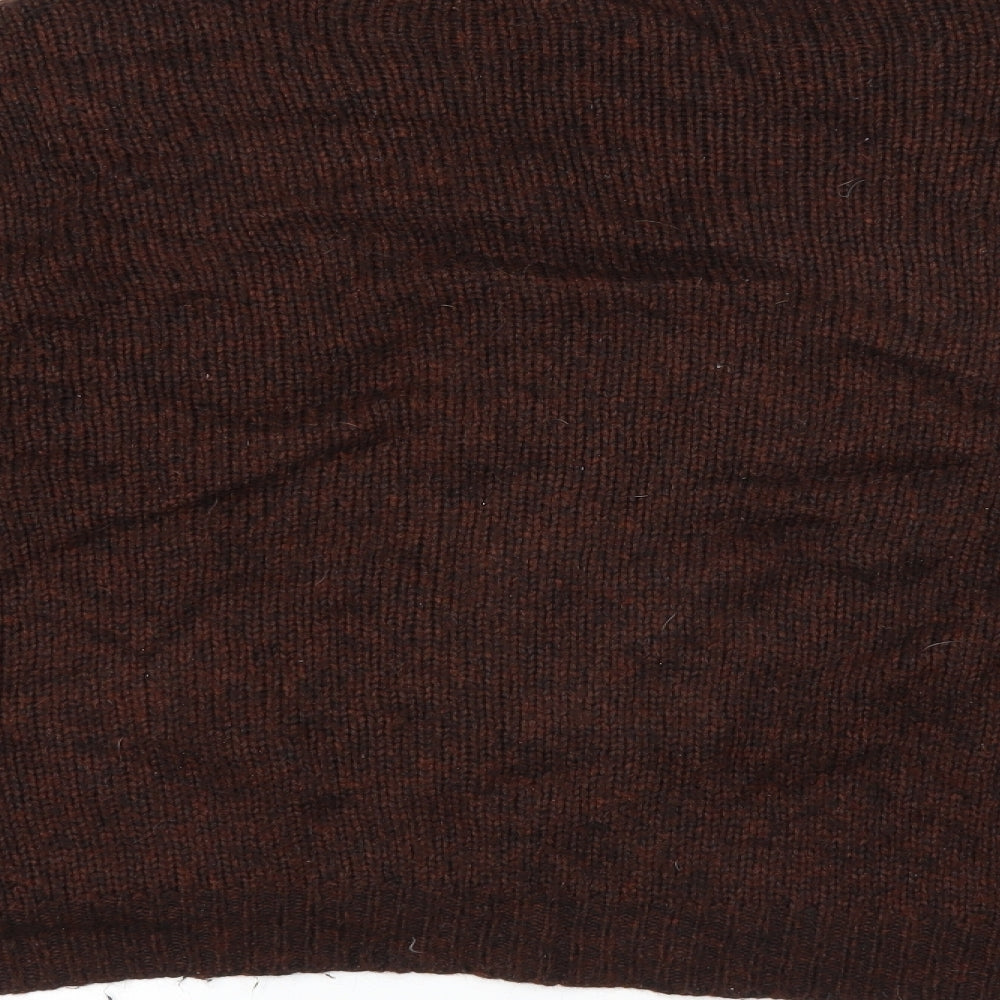 New Look Womens Brown Knit Pullover Jumper Size M