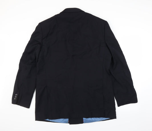 Mens UK Size 42 Marks and Spencer Regular Blue Suit Jacket