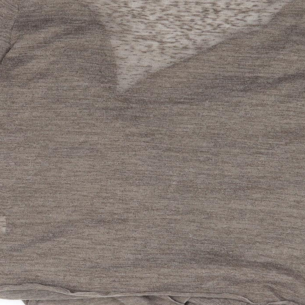 Miso Womens Brown Cardigan Jumper Size 16