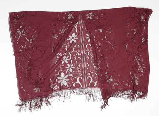 Atmosphere Womens Red Lace Kimono Blouse Size M