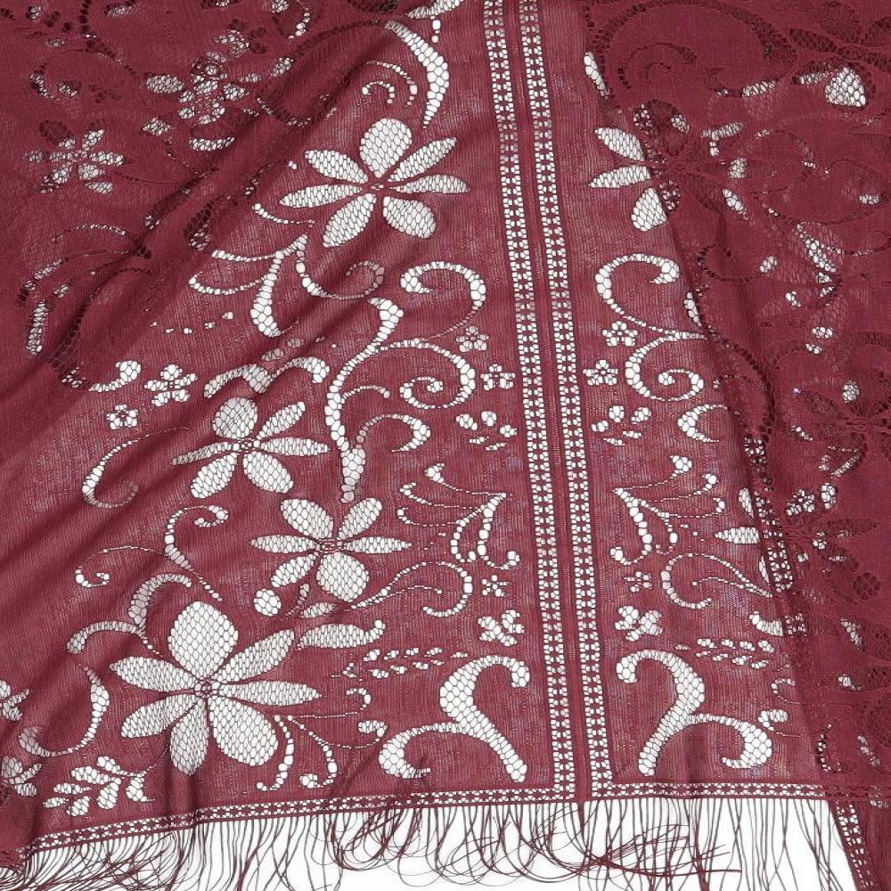 Atmosphere Womens Red Lace Kimono Blouse Size M