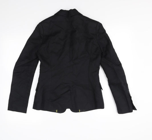 Womens UK Size 6 Preworn Regular Black Blazer