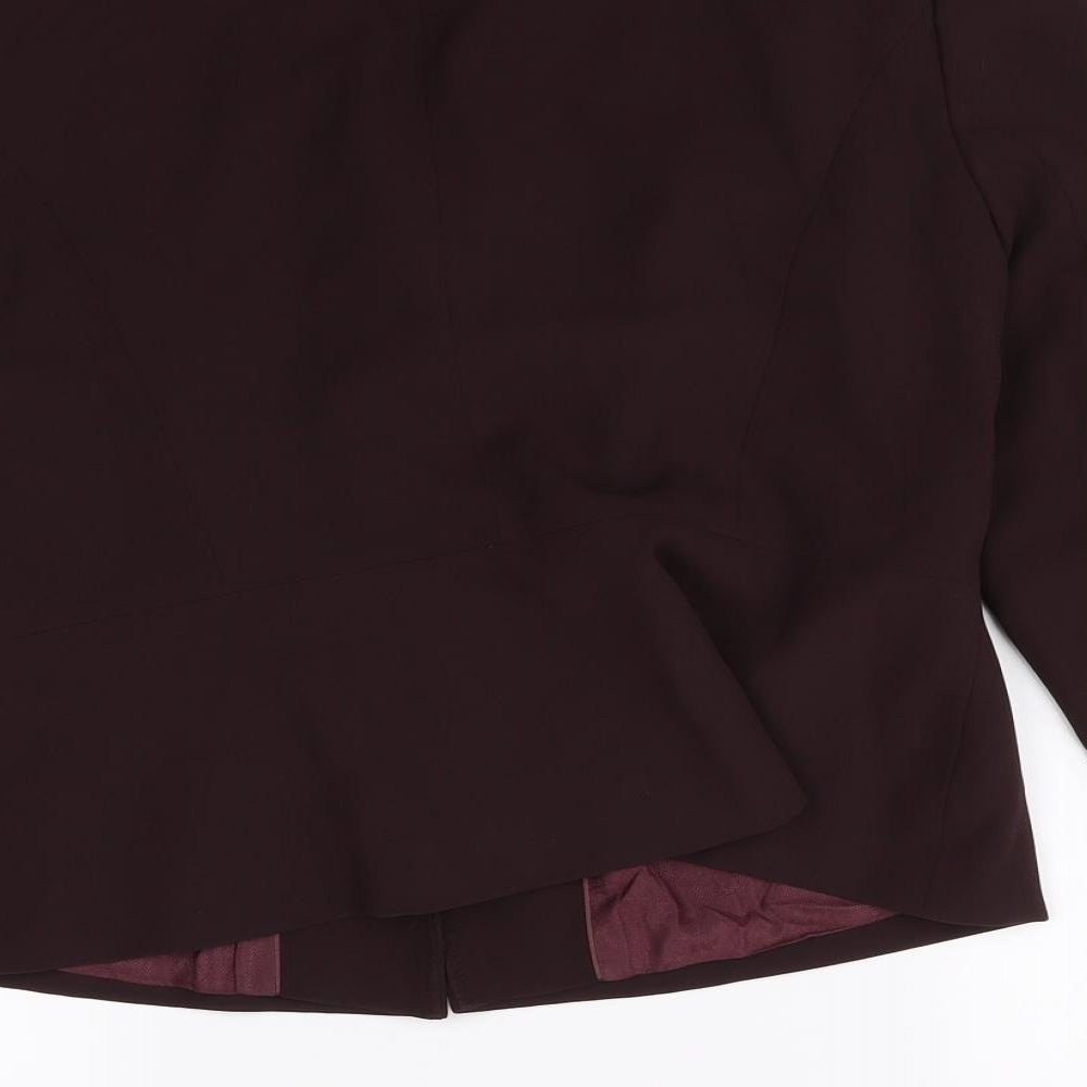 Wallis Womens Brown Jacket Blazer Size 16