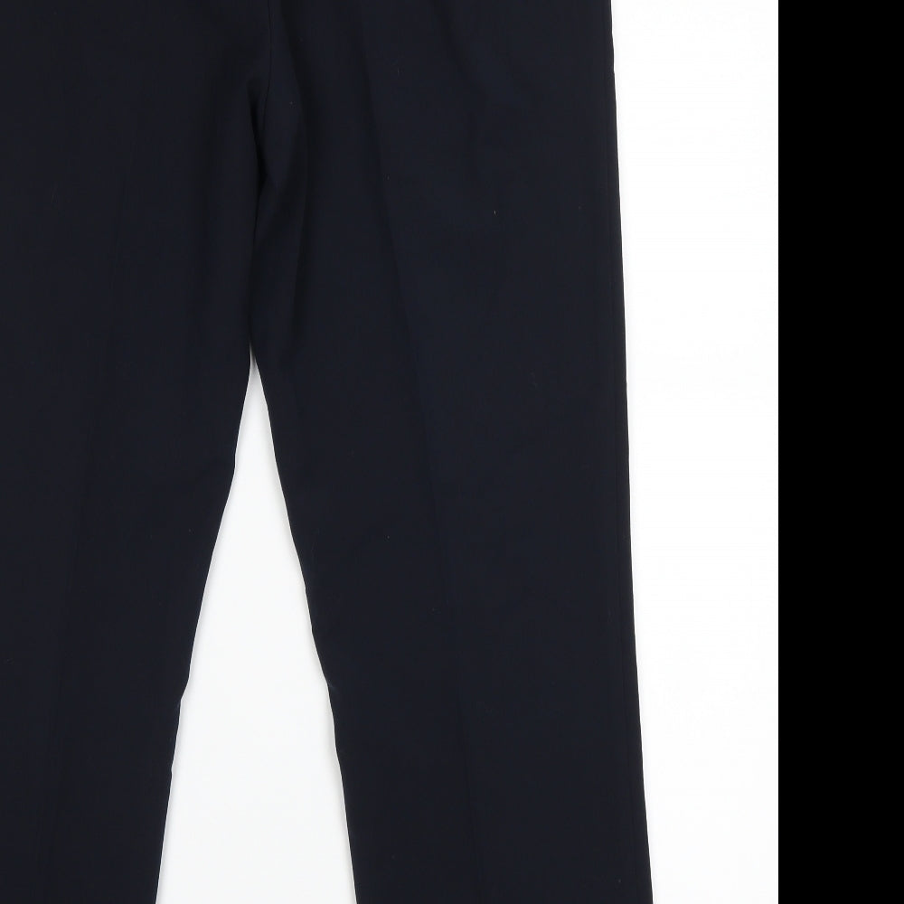 Womens UK Size 16 Marks and Spencer Regular Fit Blue Trousers