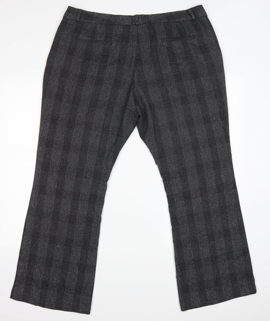Womens UK Size 36 in Marks and Spencer Regular Fit Grey Trousers