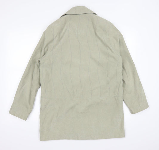 Klass Womens Green Jacket Coat Size 10