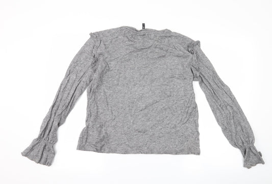 Stradivarius Womens Grey Pullover Jumper Size L