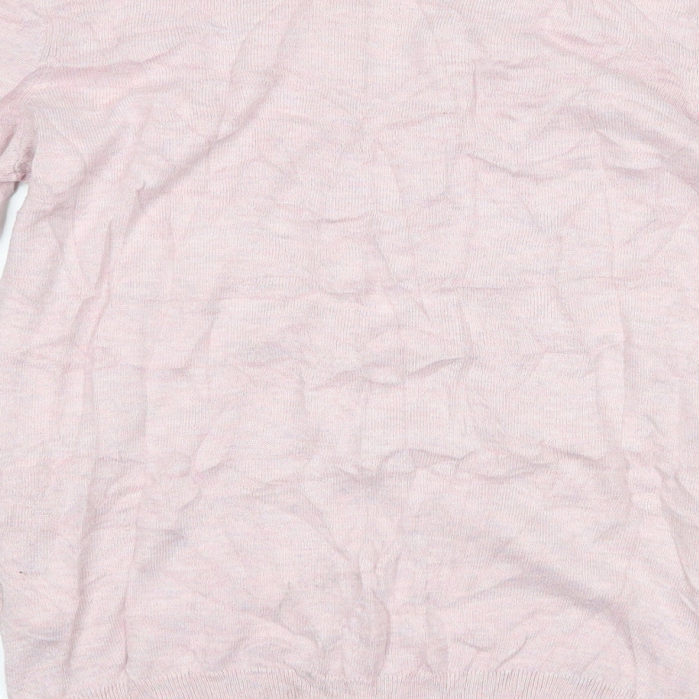 H&M Womens Pink Pullover Jumper Size M