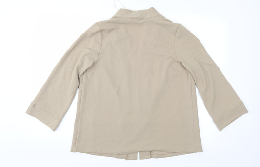 Amber Womens Brown Jacket Size 16