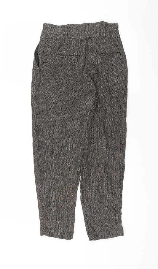 New Look Womens Brown Trousers Size 6 L26 in