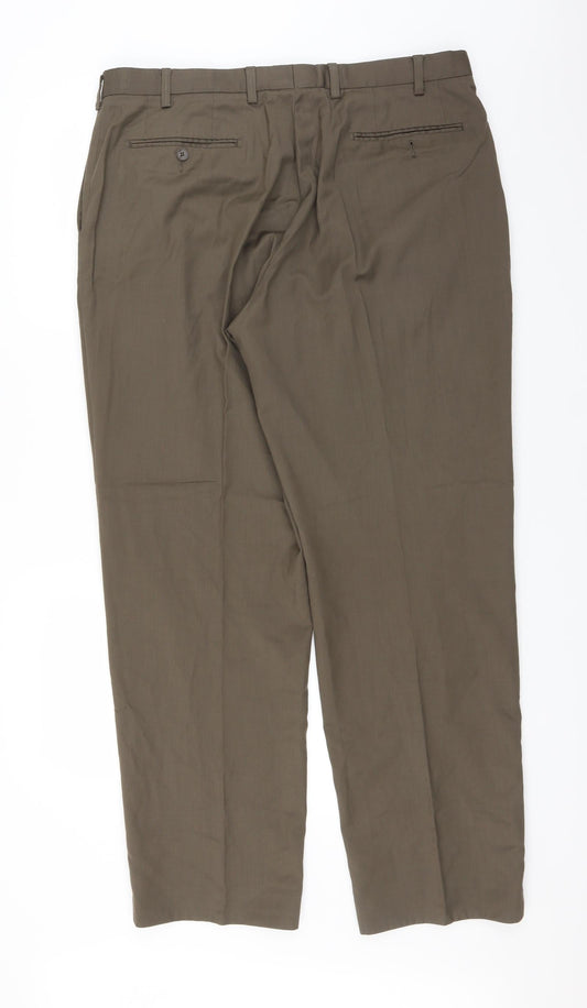 NEXT Mens Green Trousers Size 36 in L31 in