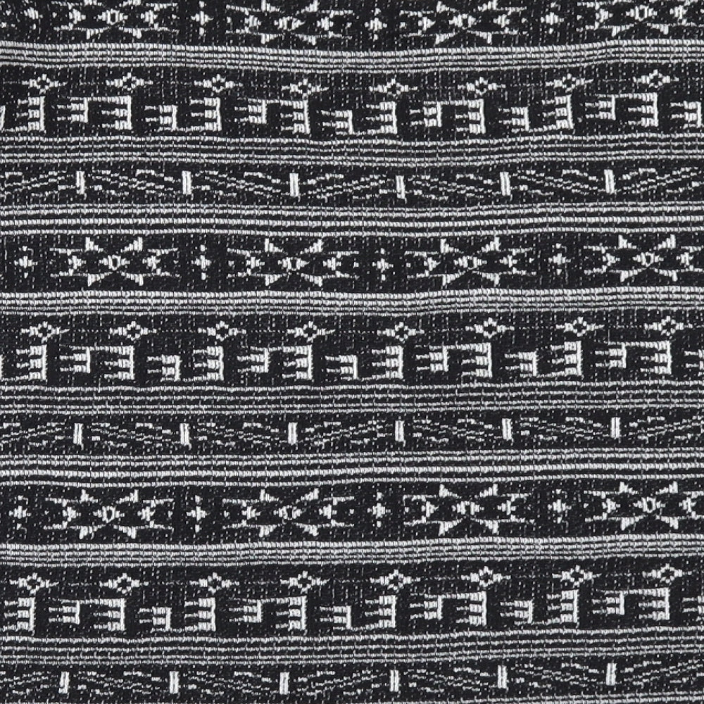 Primark Womens Black Geometric Jacket Size 16