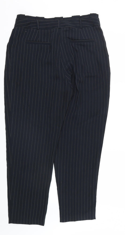 Womens UK Size 12 Oasis Regular Fit White Trousers