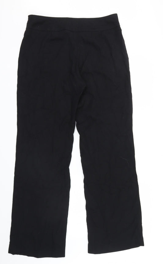 Debenhams Womens Black Trousers Size 12 L30 in