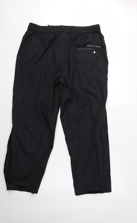 Cutter & Buck Mens Beige Rain Trousers Trousers Size 2XL L21 in