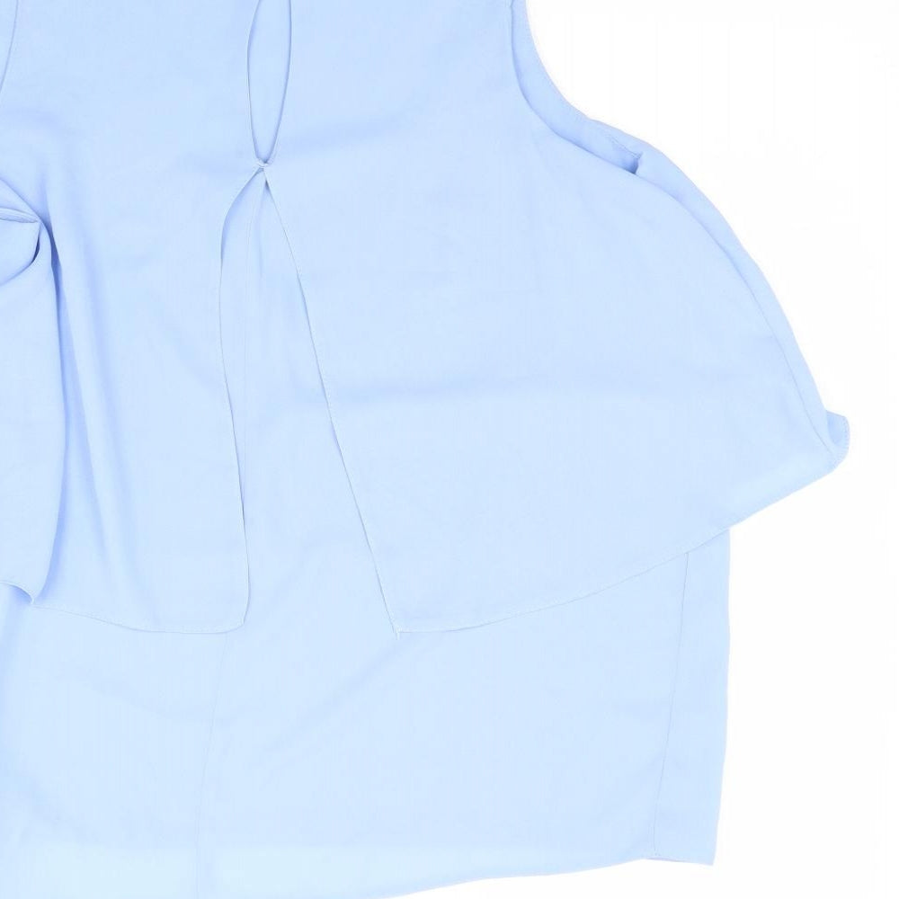 F&F Womens Blue Basic Blouse Size 14