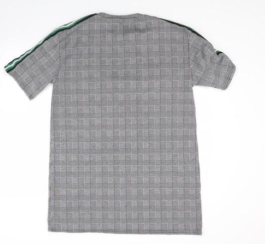 innocence Womens Grey Check A-Line Size 16