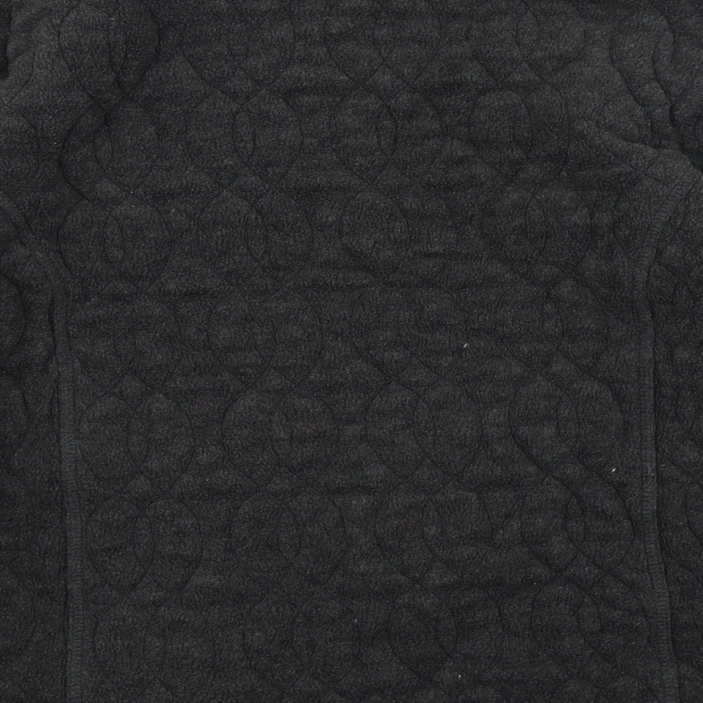 Eivissa Womens Black Full Zip Jumper Size 10