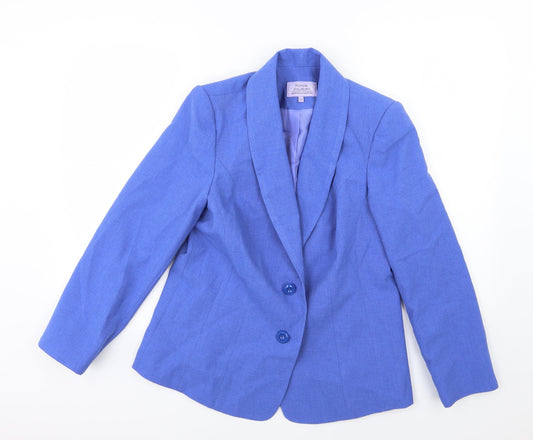 Womens UK Size 12 EWM Regular Purple Suit Jacket