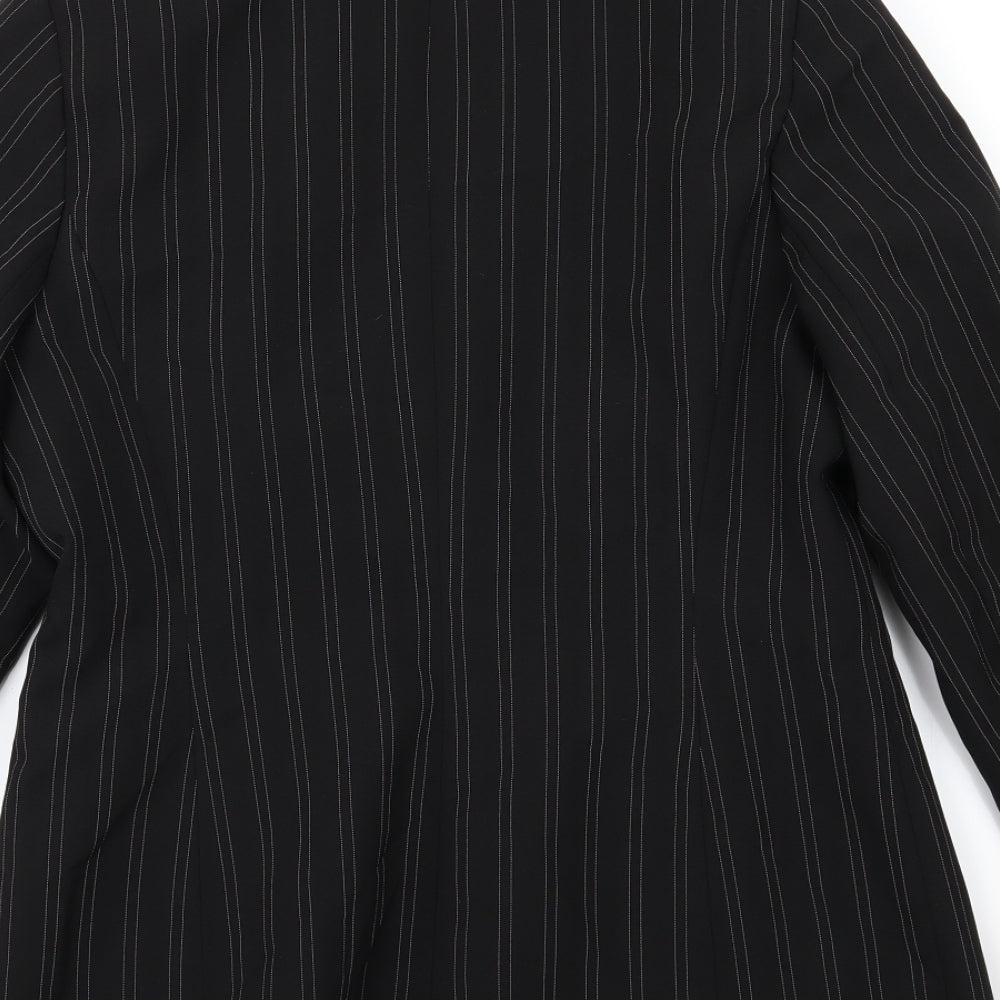 Womens UK Size 12 AMARANTO Regular Black Suit Jacket