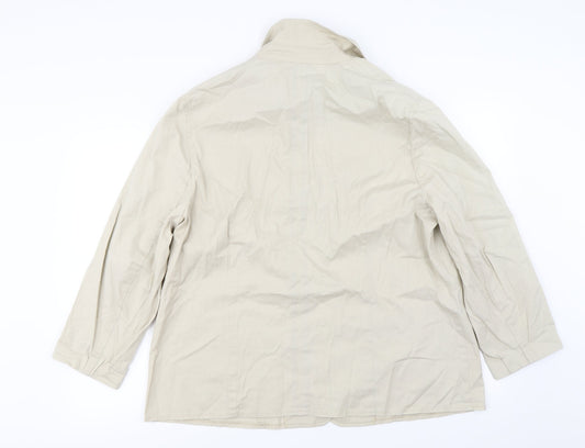 Ann Harvey Womens Beige Jacket Coat Size 18