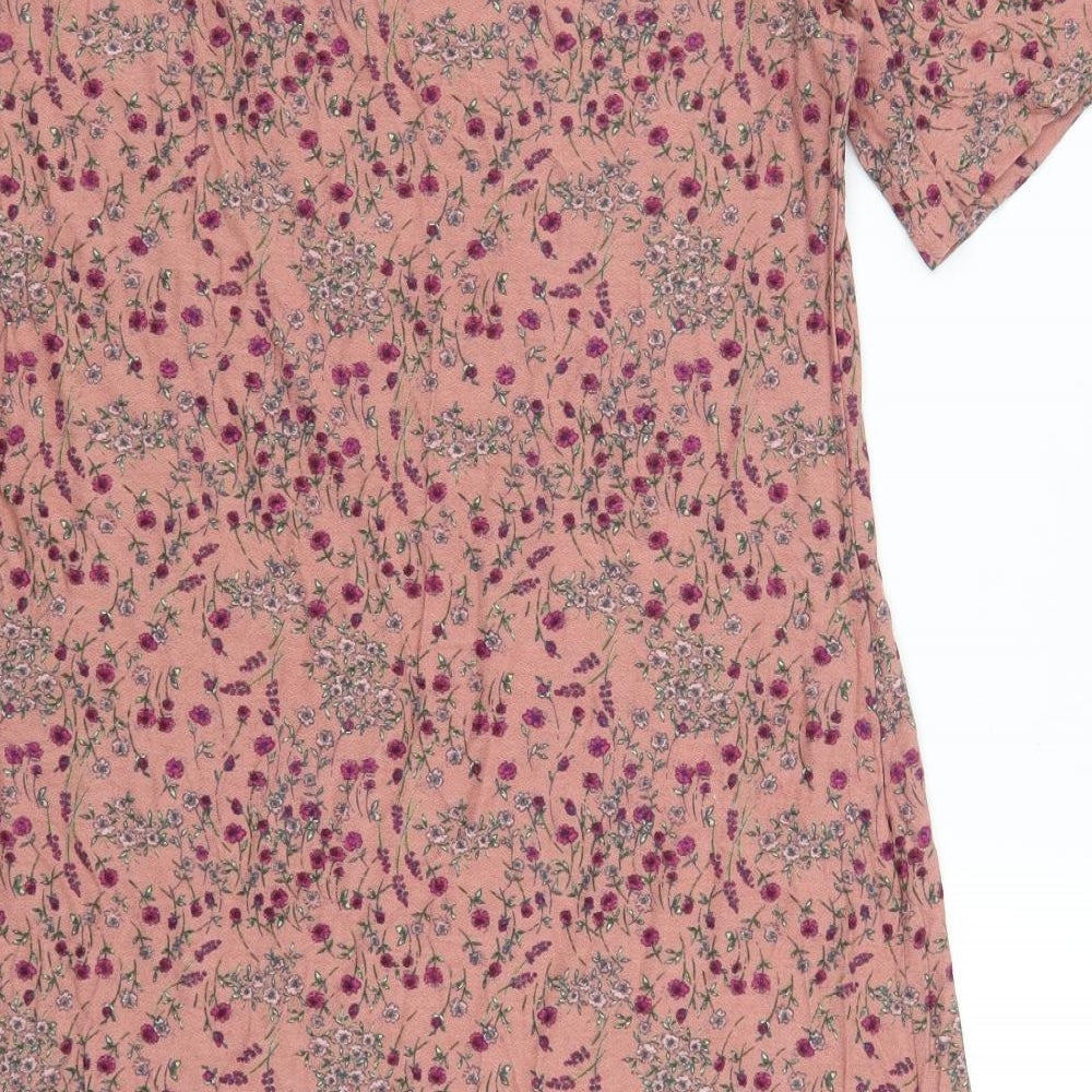 NEXT Womens Pink Floral Mini Size 14