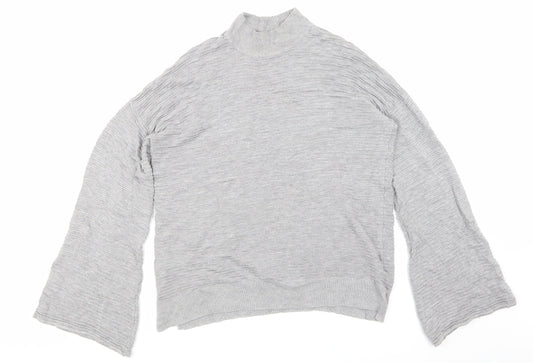 Womens UK Size 14 F&F Grey Basic T-Shirt