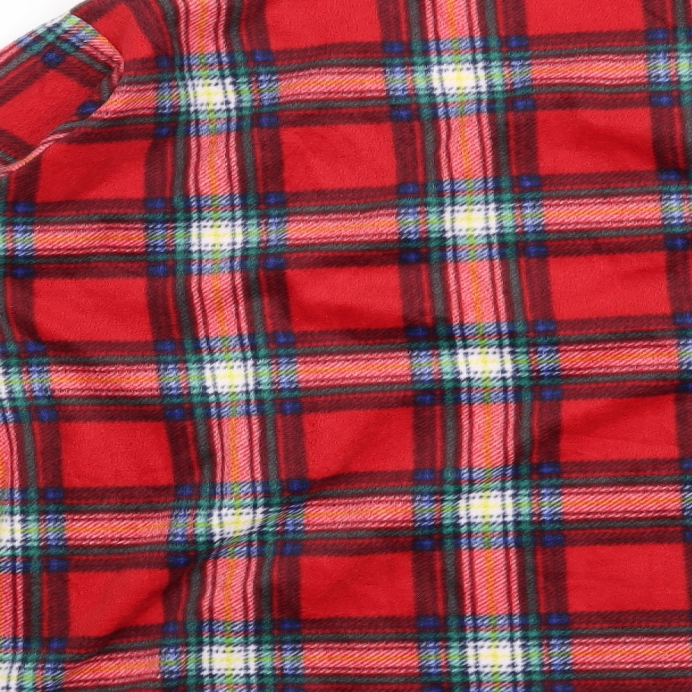 Marks and Spencer Womens Red Check Top Pyjama Top Size 20