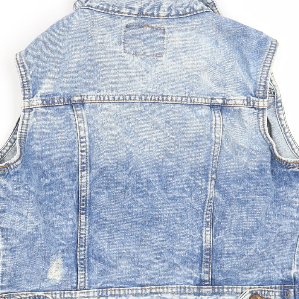 Denim CO Womens Blue Jacket Size 8