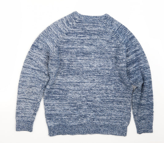 Cedar Wood State Womens Blue Pullover Jumper Size S