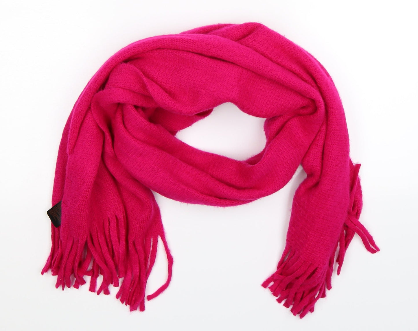 Faith Womens Pink Knit Scarf