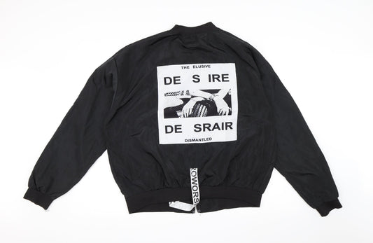Mens UK Size 2XL Preworn Black Jacket